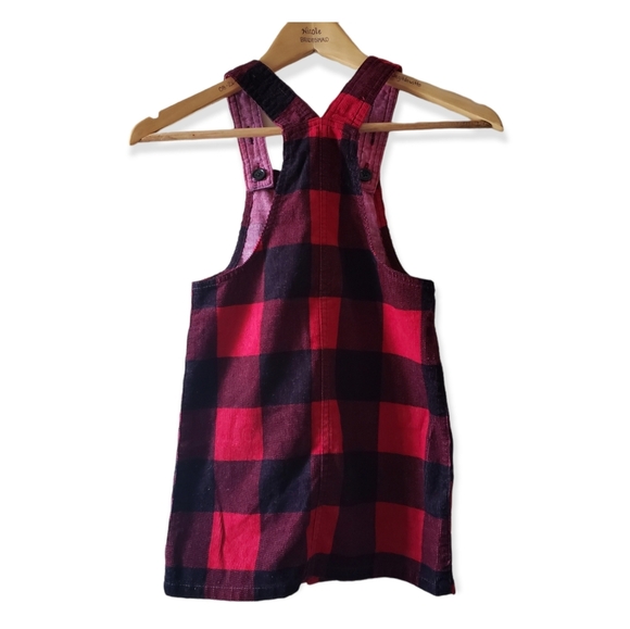 Children's Place girls corduroy plaid jumper size 6 - Picture 2 of 3